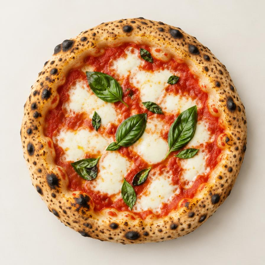 Pizza margherita napolitaine